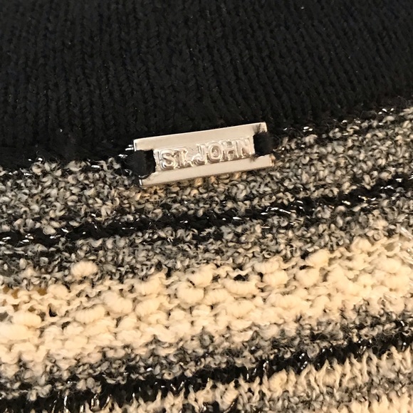 St.John Striped Button Cardigan - Picture 5 of 8